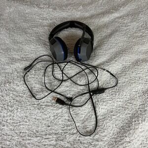 Astro A10 Wired Gaming Headset PlayStation PS5 PS4 PC Grey Blue Flip-to-Mute Mic